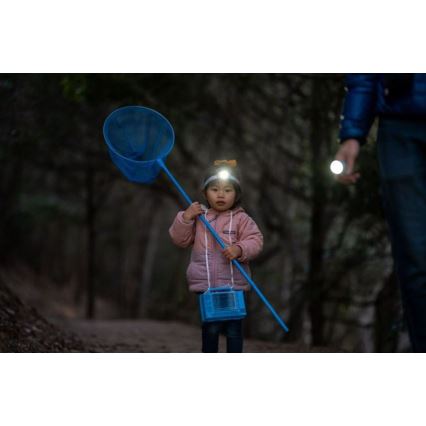 Ledlenser KIDBEAM4 RAINBOW - LED Vaikiškas žibintuvėlis su reguliuojamu ryškumu LED/2xAAA IP44 violetinė