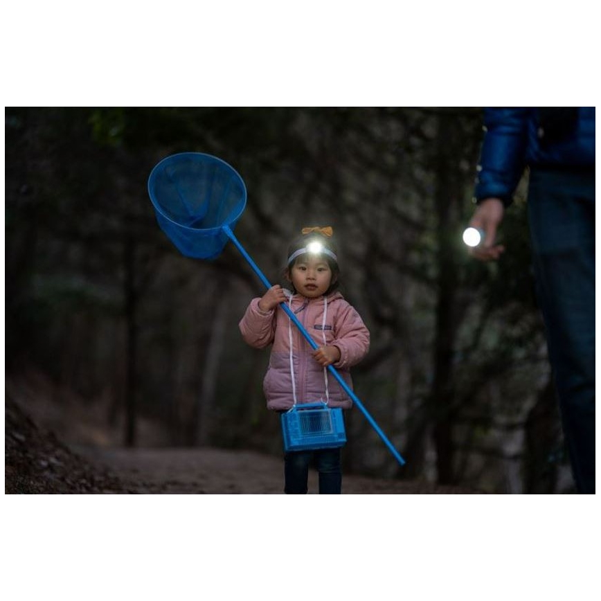 Ledlenser KIDBEAM4 RAINBOW - LED Vaikiškas žibintuvėlis su reguliuojamu ryškumu LED/2xAAA IP44 violetinė