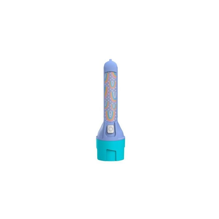 Ledlenser KIDBEAM4 RAINBOW - LED Vaikiškas žibintuvėlis su reguliuojamu ryškumu LED/2xAAA IP44 violetinė