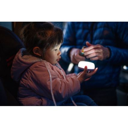 Ledlenser KIDCAMP6 DINO - reguliuojamo ryškumo nešiojama LED lempa, 3xAAA, IP44, žalia