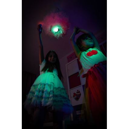 Ledlenser KIDCAMP6 DINO - reguliuojamo ryškumo nešiojama LED lempa, 3xAAA, IP44, žalia