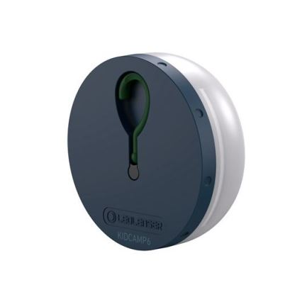 Ledlenser KIDCAMP6 DINO - reguliuojamo ryškumo nešiojama LED lempa, 3xAAA, IP44, žalia