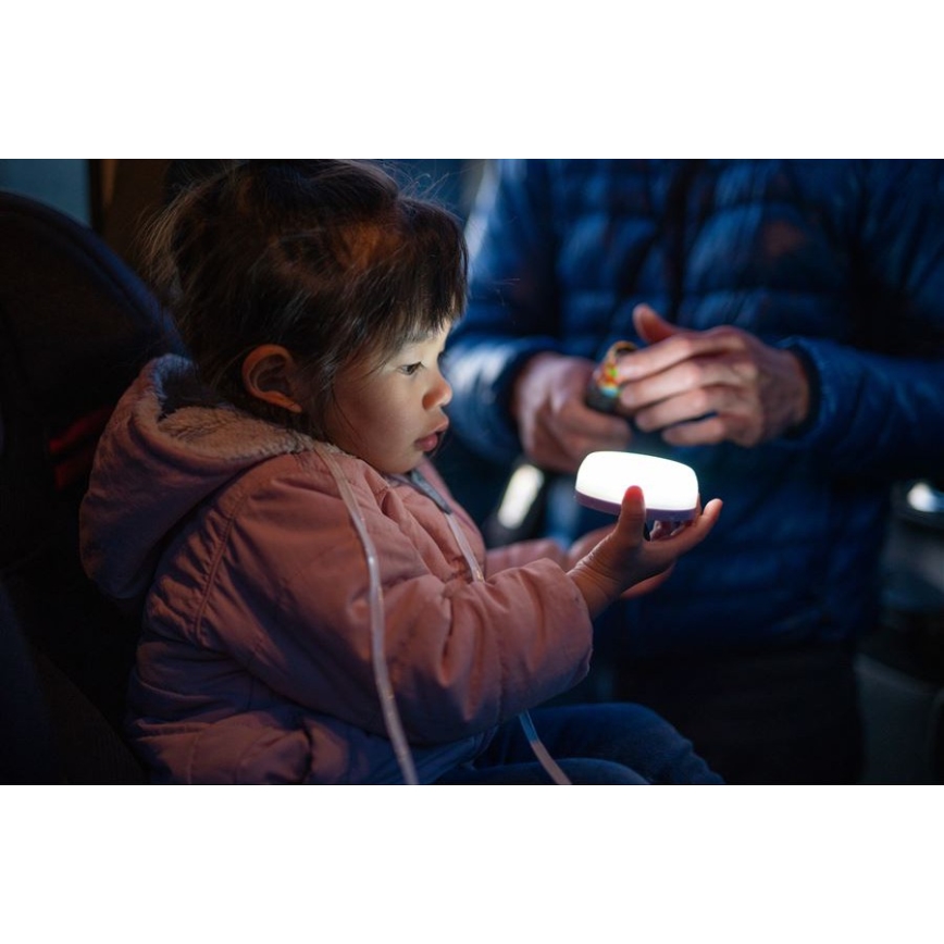 Ledlenser KIDCAMP6 RAINBOW - LED reguliuojama nešiojama lempa LED/3xAAA IP44 mėlyna
