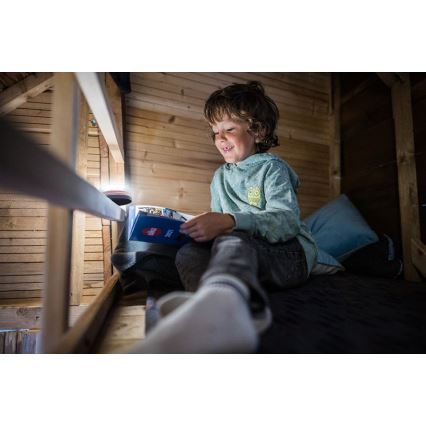 Ledlenser KIDCAMP6 RAINBOW - LED reguliuojama nešiojama lempa LED/3xAAA IP44 mėlyna