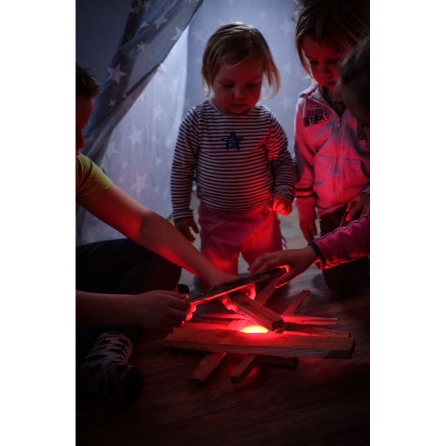 Ledlenser KIDCAMP6 RAINBOW - LED reguliuojama nešiojama lempa LED/3xAAA IP44 mėlyna