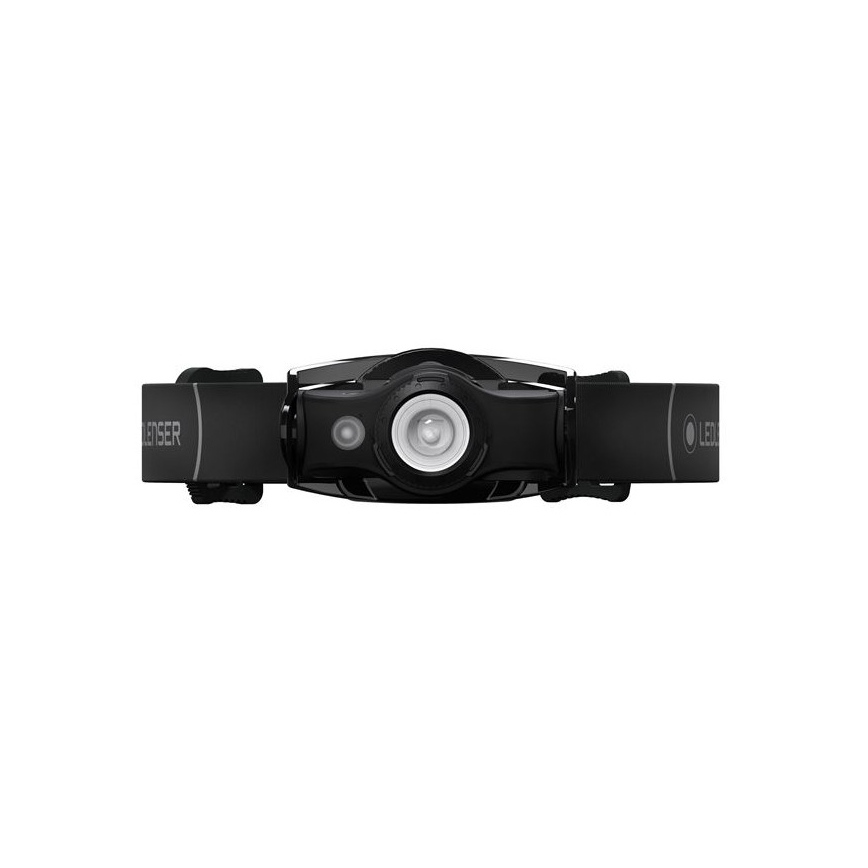 Ledlenser MH4 - įkraunamas LED galvos žibintas su reguliuojamu ryškumu, LED/750 mAh, IP54, 400 lm, 35 val., juodas