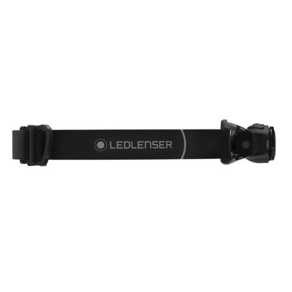 Ledlenser MH4 - įkraunamas LED galvos žibintas su reguliuojamu ryškumu, LED/750 mAh, IP54, 400 lm, 35 val., juodas