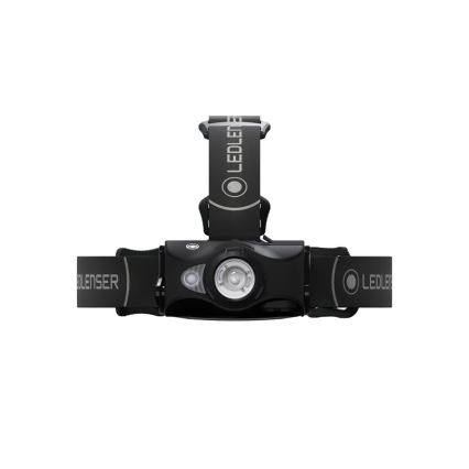 Ledlenser MH8 - LED su reguliuojamu ryškumu įkraunamas galvos žibintas LED/2xAA/1550 mAh IP54 600 lm 60 h juodas