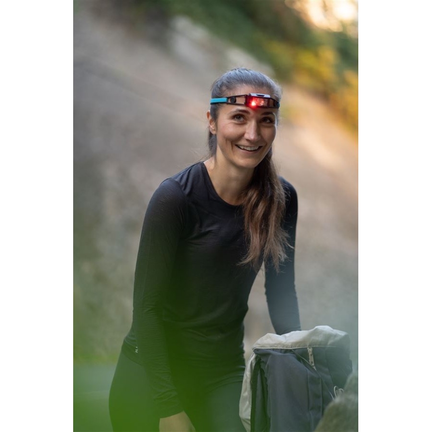 Ledlenser NEO1R - reguliuojamo ryškumo įkraunamas galvos žibintas LED/730 mAh IP67 250 lm 15 val. mėlynas