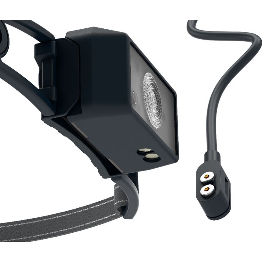 Ledlenser NEO1R - reguliuojamo ryškumo įkraunamas LED galvos žibintas, 730 mAh, IP67, 250 lm, 15 h, juodas