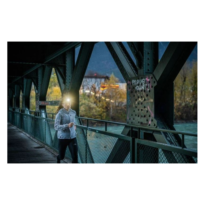 Ledlenser NEO1R - Įkraunamas LED galvos žibintas su reguliuojamu ryškumu / 730 mAh IP67, 250 lm, 15 val. žalia