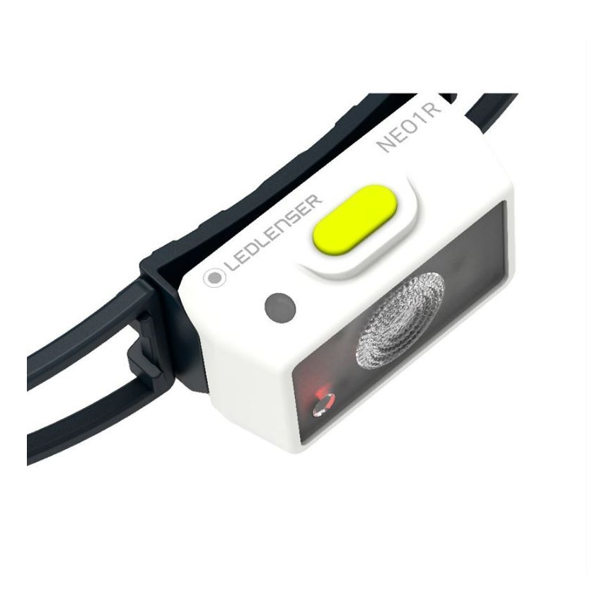 Ledlenser NEO1R - Įkraunamas LED galvos žibintas su reguliuojamu ryškumu / 730 mAh IP67, 250 lm, 15 val. žalia