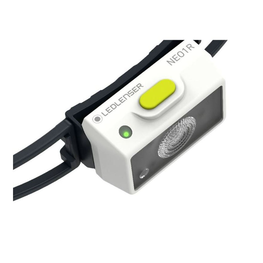 Ledlenser NEO1R - Įkraunamas LED galvos žibintas su reguliuojamu ryškumu / 730 mAh IP67, 250 lm, 15 val. žalia