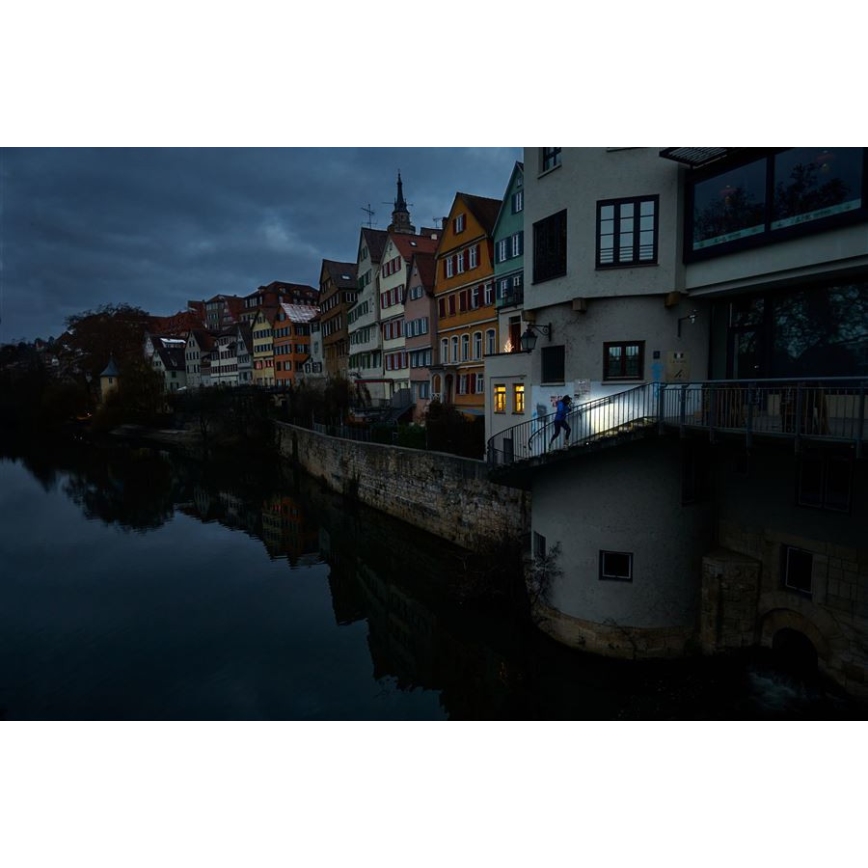 Ledlenser NEO3 - reguliuojamas LED galvos žibintas LED/3xAAA IP54 400 lm 20 h mėlynas