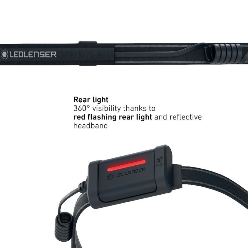Ledlenser NEO3 - reguliuojamas LED galvos žibintas LED/3xAAA IP54 400 lm 20 val. juoda/balta