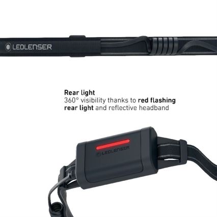 Ledlenser NEO5R - LED dimeriuojamas įkraunamas galvos žibintas LED/1800 mAh IP54 600 lm 35 h mėlynas