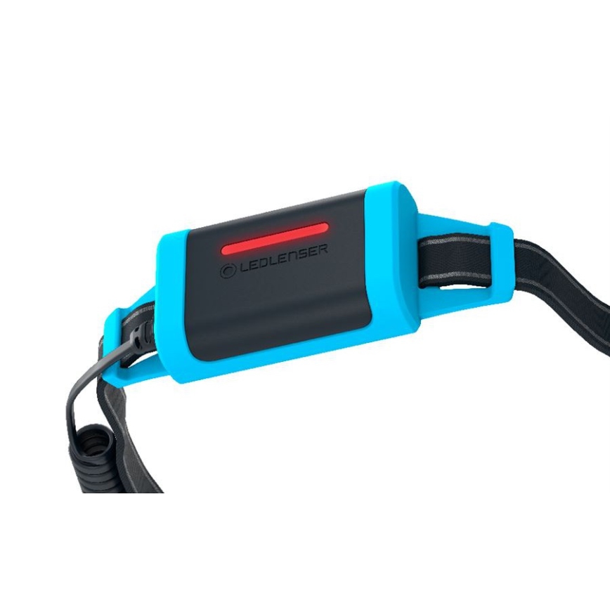 Ledlenser NEO5R - LED dimeriuojamas įkraunamas galvos žibintas LED/1800 mAh IP54 600 lm 35 h mėlynas