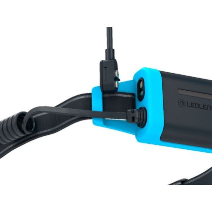 Ledlenser NEO5R - LED dimeriuojamas įkraunamas galvos žibintas LED/1800 mAh IP54 600 lm 35 h mėlynas