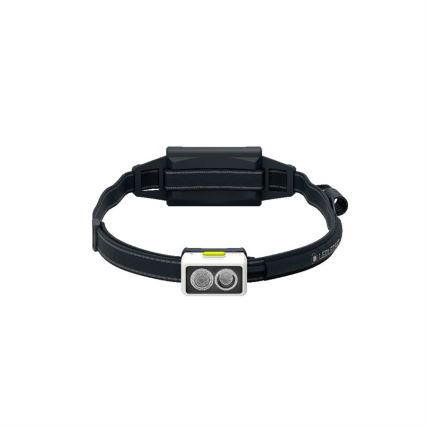 Ledlenser NEO5R - LED reguliuojamo ryškumo įkraunamas galvos žibintas LED/1800 mAh IP54 600 lm 35 val. juoda/balta