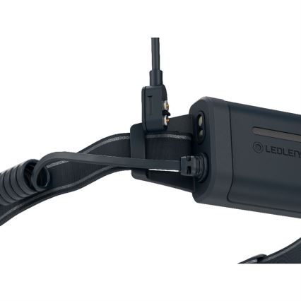 Ledlenser NEO5R - LED reguliuojamo ryškumo įkraunamas galvos žibintas LED/1800 mAh IP54 600 lm 35 val. juoda/balta
