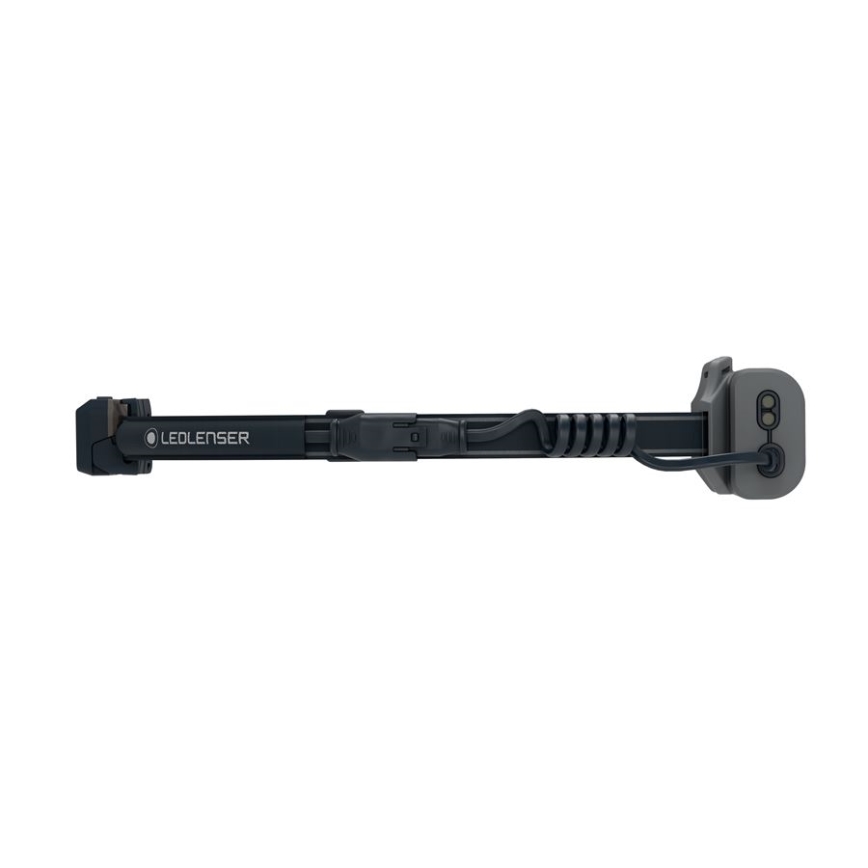 Ledlenser NEO9R - su reguliuojamu ryškumu įkraunamas LED galvos žibintas, 5000 mAh, IP54, 1200 lm, iki 120 val., juoda/pilka