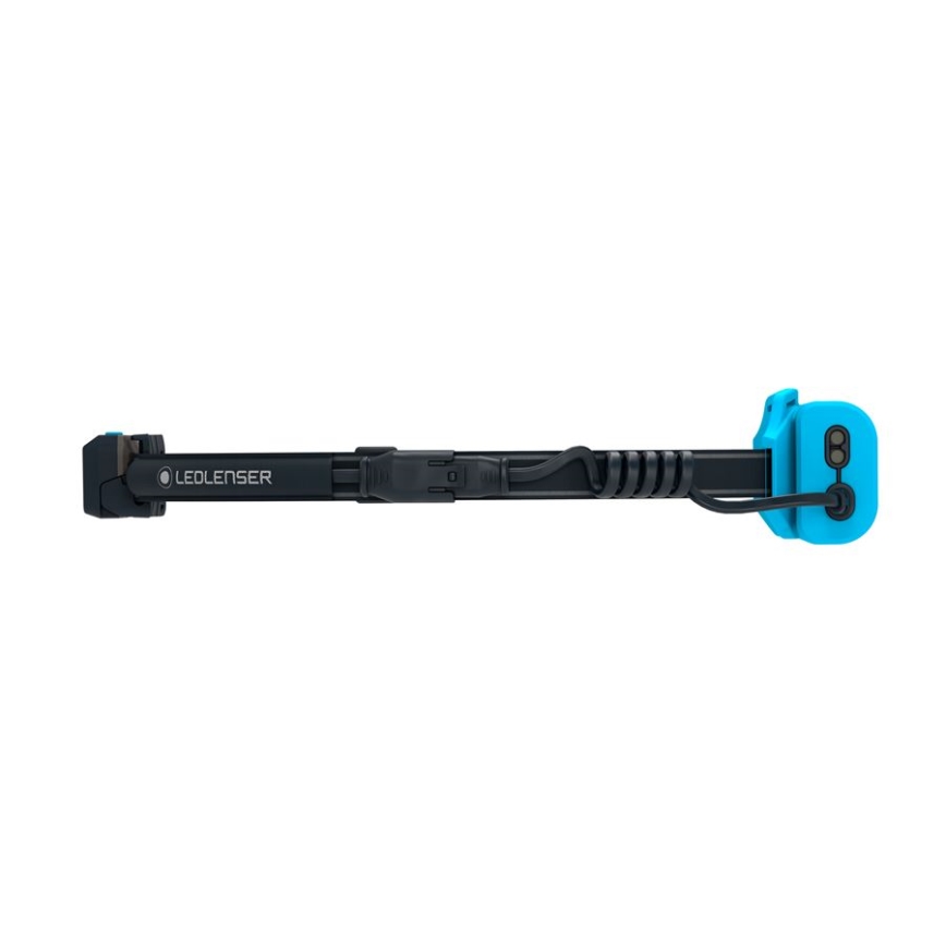Ledlenser NEO9R - reguliuojamo ryškumo įkraunamas galvos žibintas LED/5000 mAh IP54 1200 lm 120h juoda/mėlyna