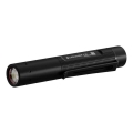 Ledlenser P2R - reguliuojamo ryškumo įkraunamas LED žibintuvėlis LED/1xAAA/300 mAh IP54 200 lm 8 h juoda