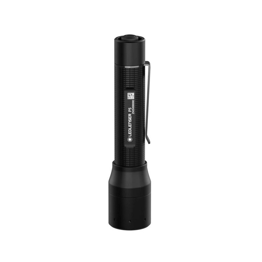 Ledlenser P5 - LED žibintuvėlis su reguliuojamu ryškumu LED/1xAA IP54 200 lm 8 h juodas