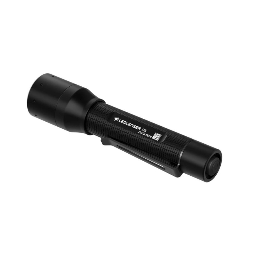 Ledlenser P5 - LED žibintuvėlis su reguliuojamu ryškumu LED/1xAA IP54 200 lm 8 h juodas