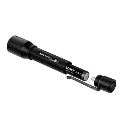 Ledlenser P5 - LED žibintuvėlis su reguliuojamu ryškumu LED/1xAA IP54 200 lm 8 h juodas