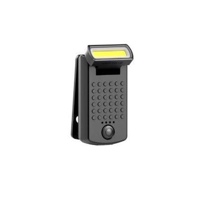Ledlenser W1R - LED reguliuojamo ryškumo įkraunamas darbo žibintas su spaustuku LED/740 mAh IP54 220 lm