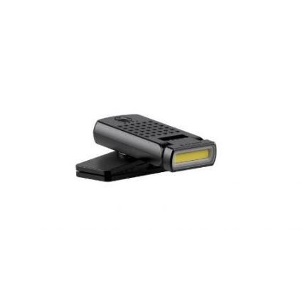 Ledlenser W1R - LED reguliuojamo ryškumo įkraunamas darbo žibintas su spaustuku LED/740 mAh IP54 220 lm
