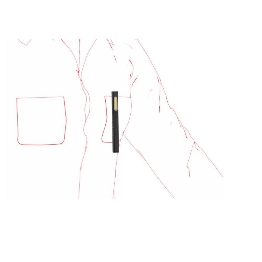 Ledlenser W2R - reguliuojamo ryškumo įkraunamas darbo LED žibintuvėlis LED/630 mAh IP54 220 lm