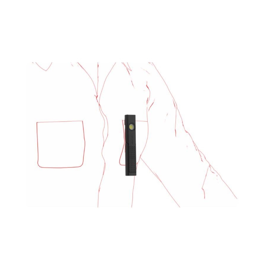 Ledlenser W4R - reguliuojamas įkraunamas darbo žibintas LED/760 mAh IP54 220 lm