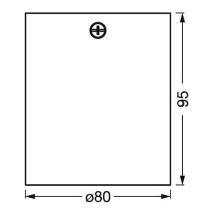 Ledvance - Akcentinis šviestuvas SPOT 1xGU10/7W/230V baltas