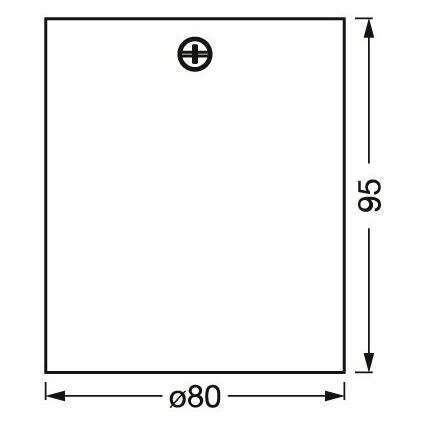 Ledvance - Akcentinis šviestuvas SPOT 1xGU10/7W/230V baltas