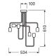 Ledvance - Ant paviršiaus montuojamas sietynas PIPE 6xE27/40W/230V