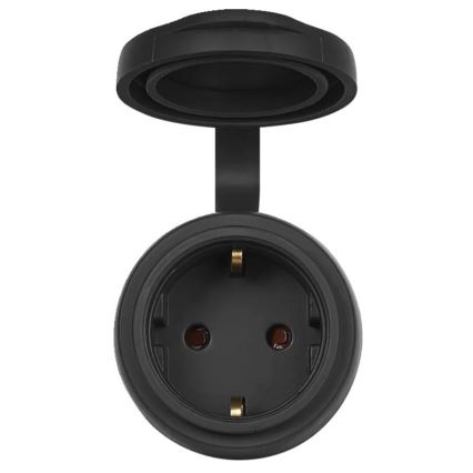 Ledvance - Išmanus lauko lizdas SMART+ 3680W/230V/Tipas F/SCHUKO 16A IP44 juoda