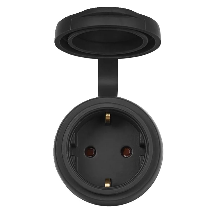 Ledvance - Išmanus lauko lizdas SMART+ 3680W/230V/Tipas F/SCHUKO 16A IP44 juoda