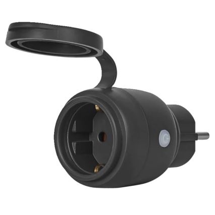 Ledvance - Išmanus lauko lizdas SMART+ 3680W/230V/Tipas F/SCHUKO 16A IP44 juoda