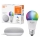 Ledvance - Išmanusis garsiakalbis Google Nest Mini + LED RGBW Reguliuojama lemputė SMART+ A60 E27/60W/230V