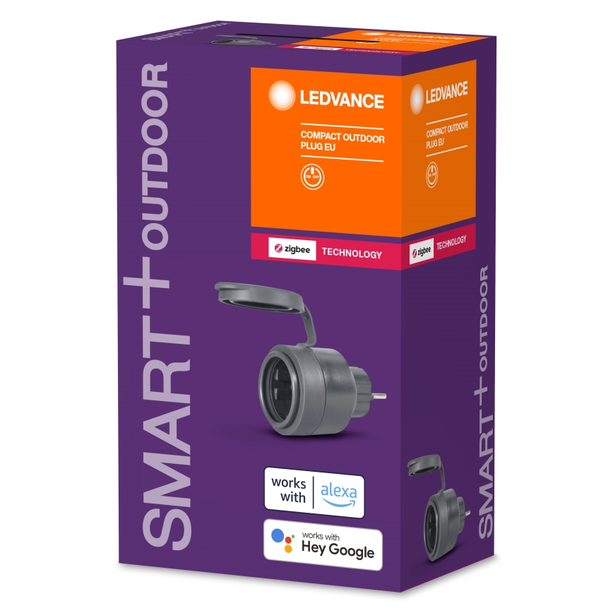 Ledvance - Išmanusis lauko lizdas SMART+ PLUG 3680W IP44