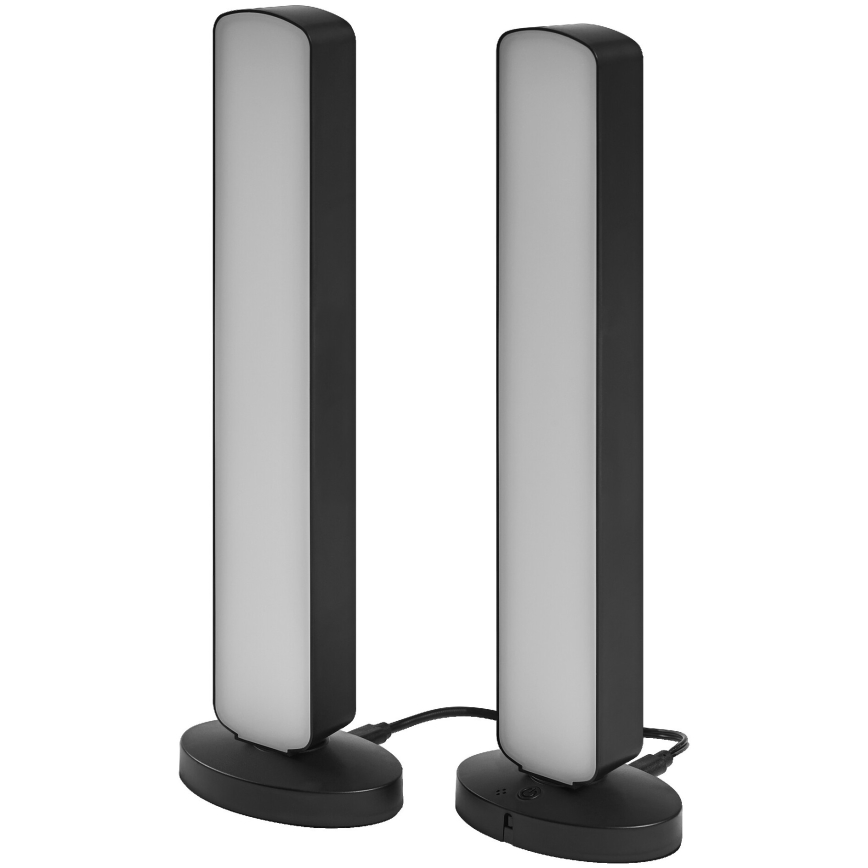 Ledvance - KOMPLEKTAS 2x LED RGBW Pritemdomas stalinis šviestuvas MOOD LIGHT LED/4W/230V Wi-Fi + nuotolinio valdymo pultas