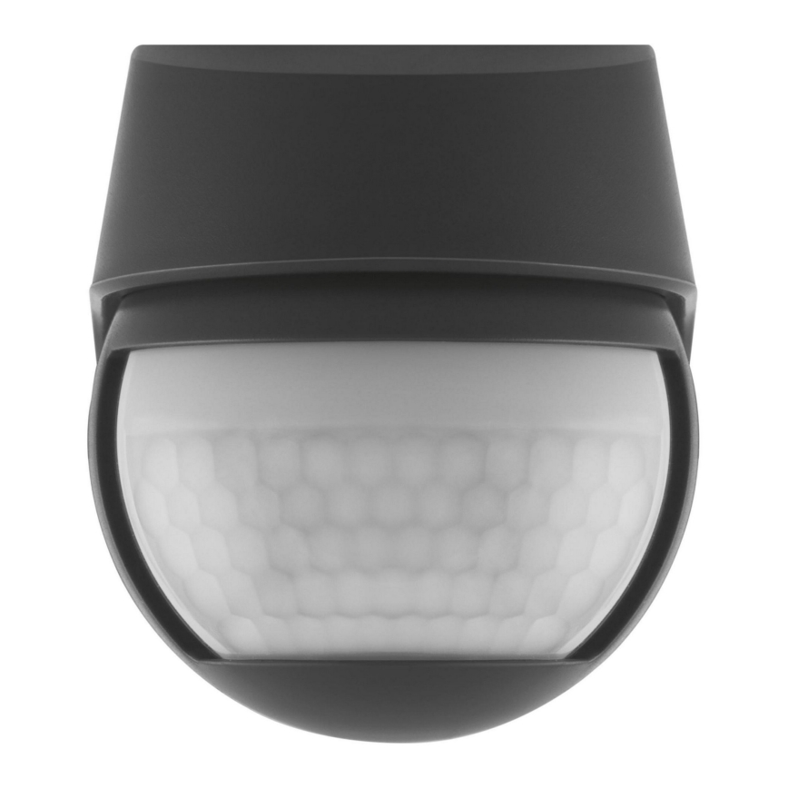 Ledvance - Lauko infraraudonųjų spindulių judesio jutiklis 230V IP44 juoda