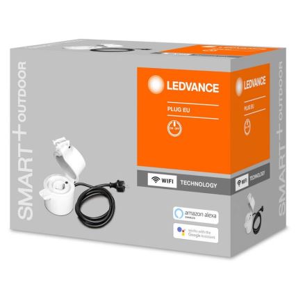 Ledvance - Lauko išmanus lizdas SMART+ PLUG SCHUKO 3680W IP44 Wi-Fi