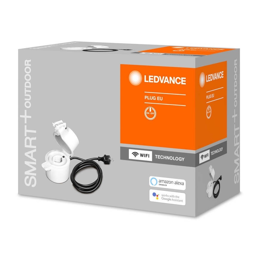 Ledvance - Lauko išmanus lizdas SMART+ PLUG SCHUKO 3680W IP44 Wi-Fi