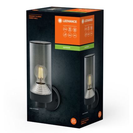 Ledvance - Lauko sieninis šviestuvas AMBER 1xE27/20W/230V IP44