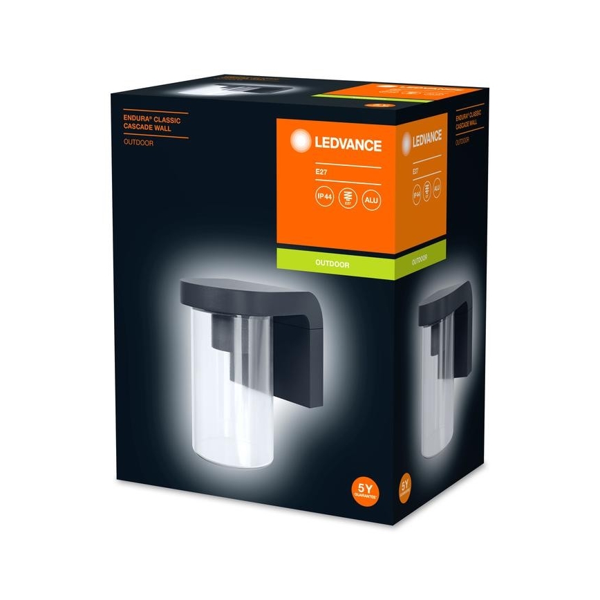 Ledvance - Lauko sieninis šviestuvas CASCADE 1xE27/25W/230V IP44