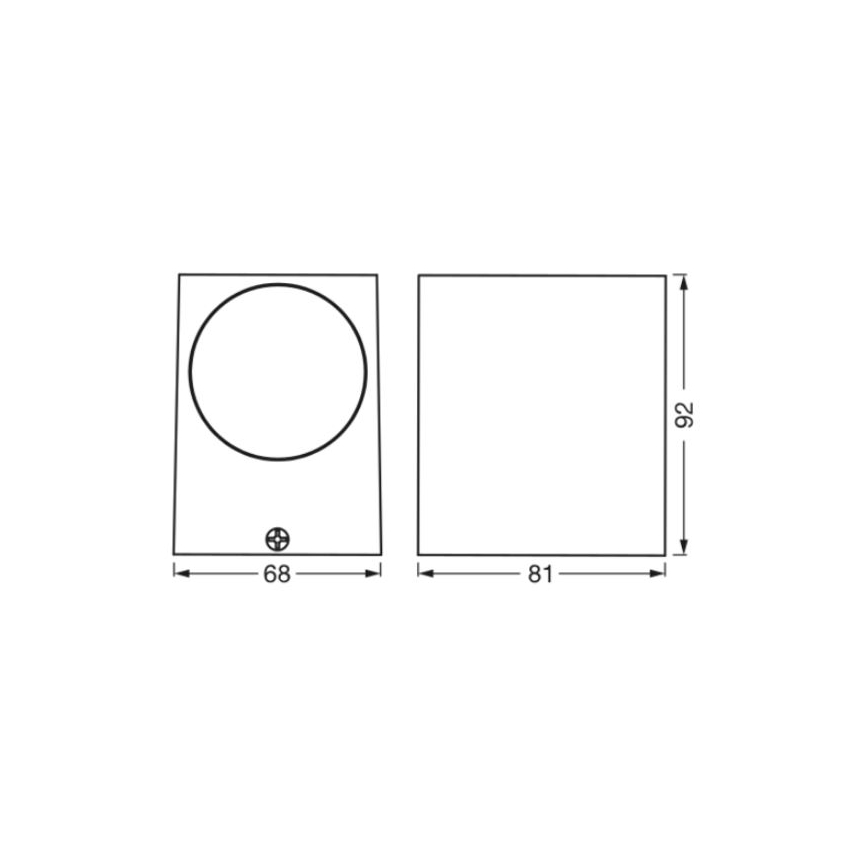 Ledvance – Lauko sieninis šviestuvas ENDURA CLASSIC 1xGU10/35W/230V IP44