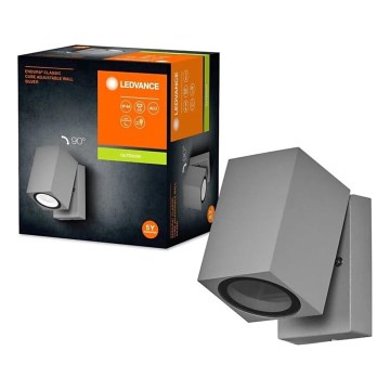 Ledvance - Lauko sieninis šviestuvas ENDURA CLASSIC 1xGU10/35W/230V IP44 pilka